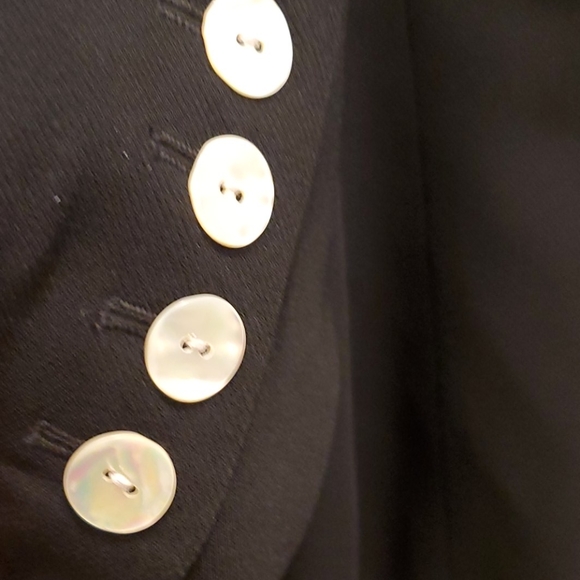 Le Suit Petite sz. 14P Ruffle Skirt Suit Set - Picture 4 of 7